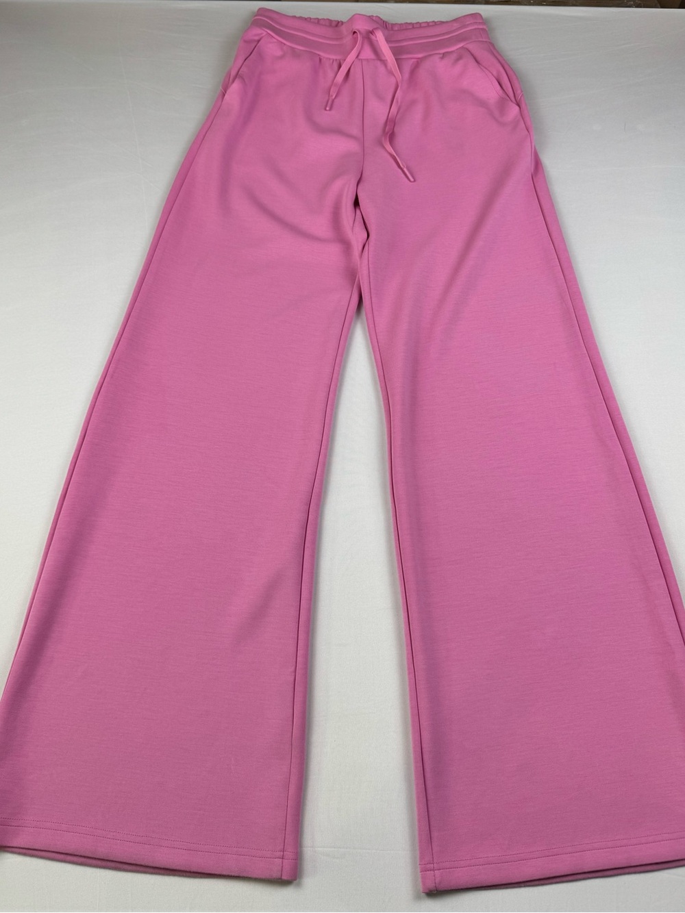 SALT PROJECT cloud form wide leg pant pink athletic casual comfy